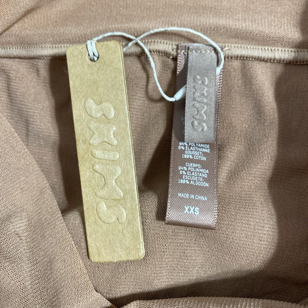 SKIMS Fits Everybody Cheeky Brief Panty Panties Women's XXS 2XS Sienna Brown NEW - Picture 9 of 10